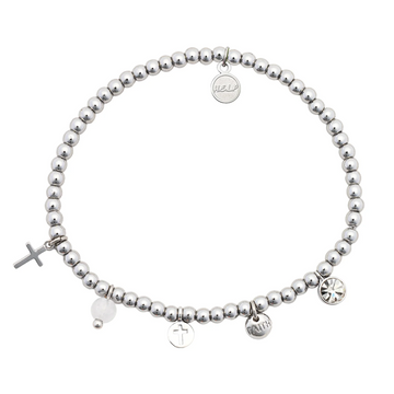 St. Jude Faith Little Multi Charms Charity Bracelet